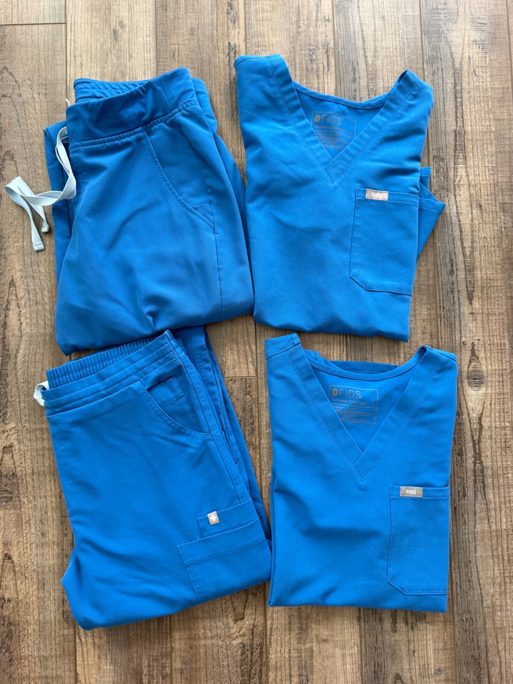 Blue Figs Scrub Set Bundle